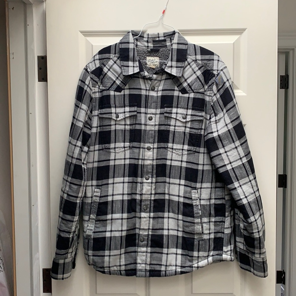 Lucky Brand fleece lined flannel